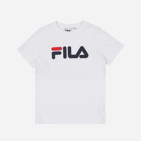 Camisetas Fila Menina Branco - Fila Uno Crew Neck S/S En Portugal,ASER-12537